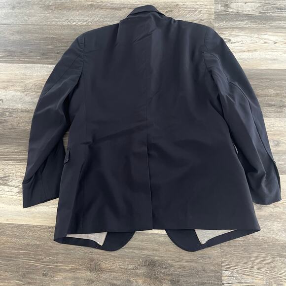 Brooks Brothers Explorer Regent Fit Navy Mens‎ 40R Wool Blend Sports Coat Blazer - Picture 3 of 11